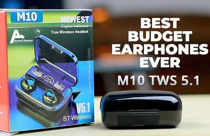 M10 TWS Wireless Bluetooth Earbuds | LED Display & Deep Bass